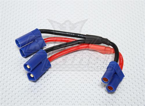 EC5-Parallel EC5 Battery Harness 12AWG for 2 Packs in Parallel (17635)